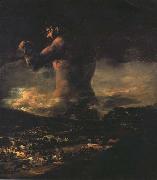 Francisco de Goya El Gigante (mk45) oil painting on canvas